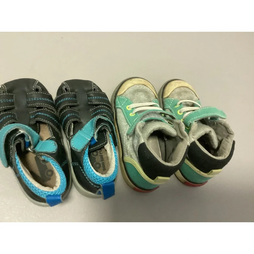 See Kai Run Shoes Sandals Bundle Kids Size 7 + Multicolor Sneakers First Walkers